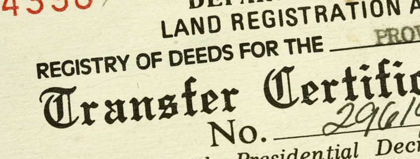title to property